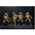 Neca Action Figure 7" Set Leonardo + Raffaello (Raphael) + Michelangelo + Donatello Teenage Mutant Ninja Turtles 1990 Movie