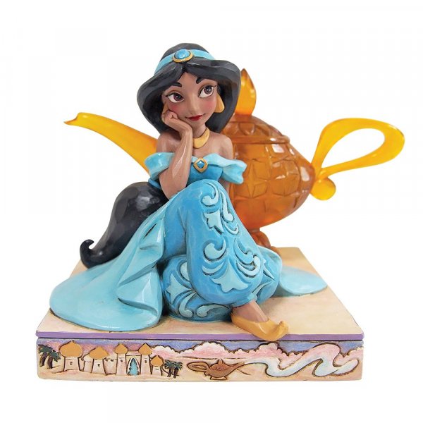 Enesco Disney Traditions Princess Jasmine With Genie Lamp Aladdin Jim Shore  6010097 - Kingdom Comics e Games