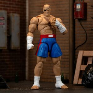 Jada Toys Sagat 1/12 Action Figure Ultra Street Fighter II The Final Challengers