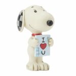 Enesco Disney Snoopy with Sign I Love You Mini Figurine 6016260