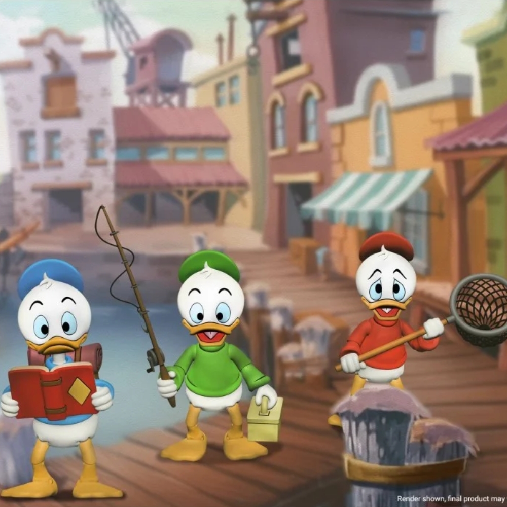 DuckTales Ultimate Action Figures 3-Pack Huey, Dewey, and Louie 10 cm - Preorder - immagine 4