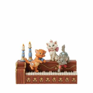 Jim Shore Disney Traditions Aristocats Kittens on Piano Figurine Paws at Play 6016349