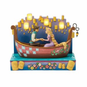 Jim Shore Disney Traditions Tangled Boat with Lanterns Figurine A Dream Come True 6016897