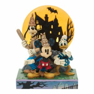 Jim Shore Disney Traditions Mickey Mouse Lonesome Ghosts Figurine Look Out Ghosts 6017941