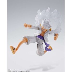 S.H.Figuarts Monkey D. Luffy Gear 5 - One Piece Action Figure (Bandai Tamashii Nations)