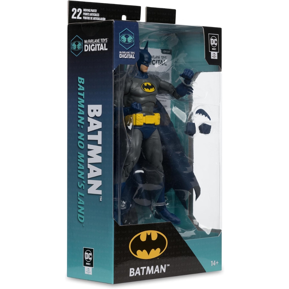 DC Direct McFarlane Toys Batman "No Man's Land" Platinum Edition Digital Action Figure 18 cm - immagine 3