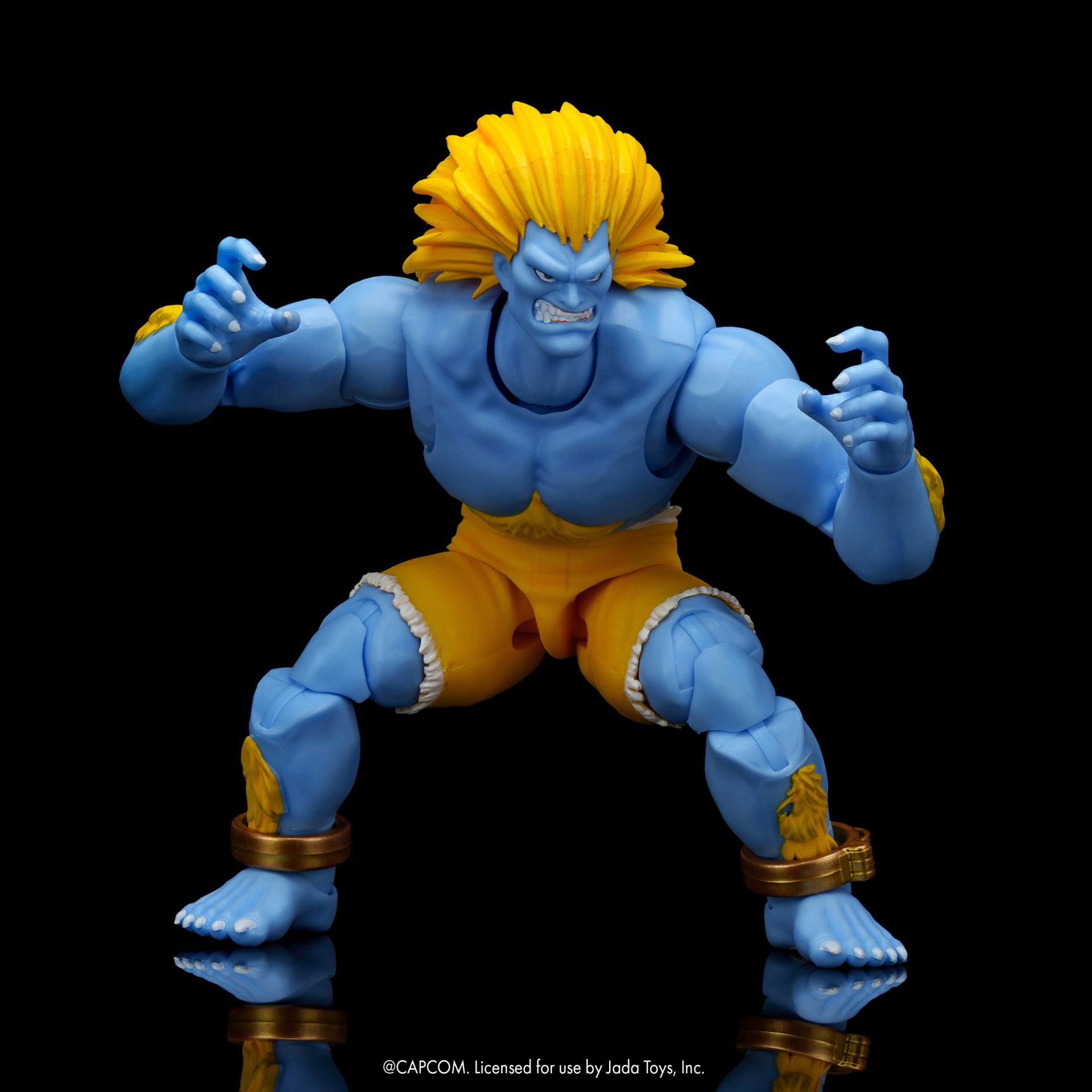 Ultra Street Fighter II Blanka (Player 2 - Colore Blu) Action Figure 15 cm (Jada Toys)