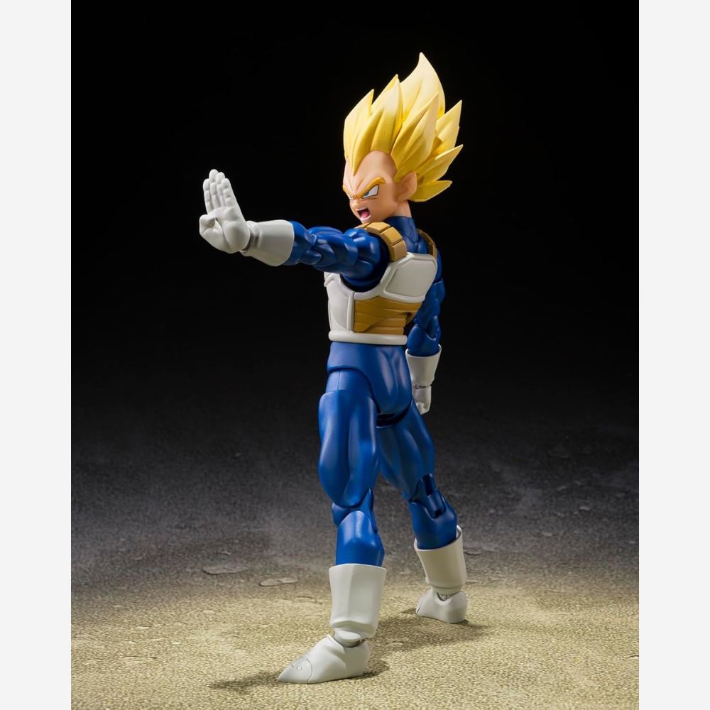 S.H.Figuarts Vegeta Super Saiyan "Dangerous Pride" - Dragon Ball Z Action Figure (Bandai Namco) - immagine 3