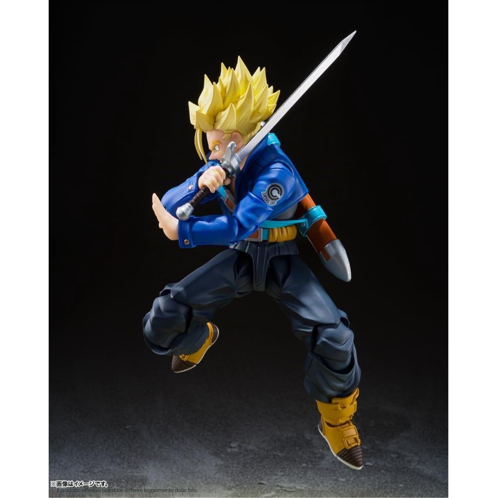 S.H.Figuarts Super Saiyan Trunks "Il Ragazzo dal Futuro" - Riedizione Dragon Ball Z Action Figure (Tamashii Nations) - immagine 3