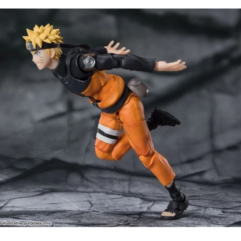 S.H.Figuarts Naruto Uzumaki "The Jinchuriki Entrusted with Hope" - Naruto Action Figure (Bandai Tamashii Nations) - immagine 4