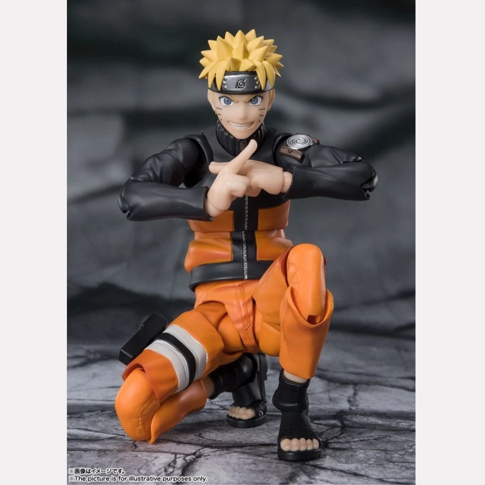 S.H.Figuarts Naruto Uzumaki "The Jinchuriki Entrusted with Hope" - Naruto Action Figure (Bandai Tamashii Nations) - immagine 2