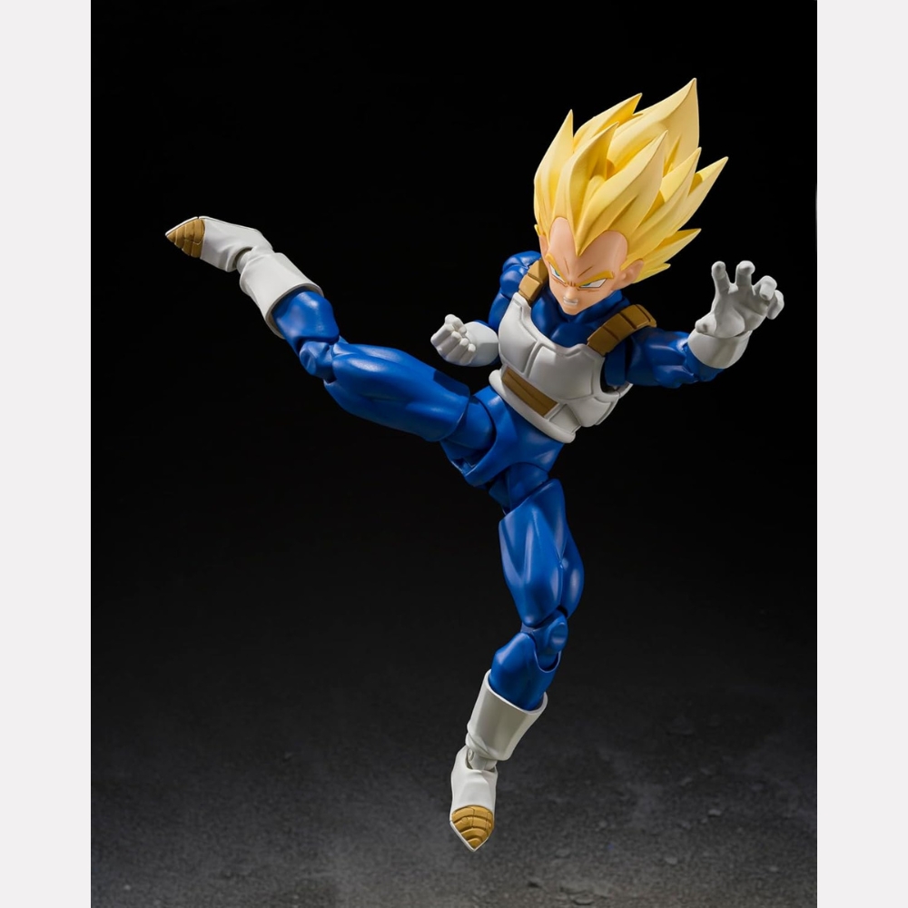S.H.Figuarts Vegeta Super Saiyan "Dangerous Pride" - Dragon Ball Z Action Figure (Bandai Namco) - immagine 4