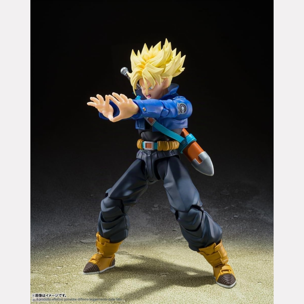 S.H.Figuarts Super Saiyan Trunks "Il Ragazzo dal Futuro" - Riedizione Dragon Ball Z Action Figure (Tamashii Nations) - immagine 4