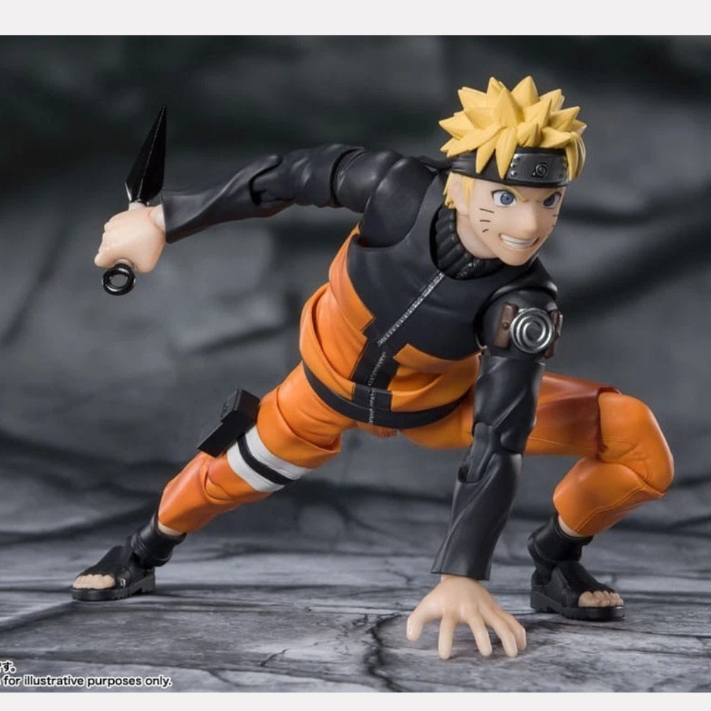 S.H.Figuarts Naruto Uzumaki "The Jinchuriki Entrusted with Hope" - Naruto Action Figure (Bandai Tamashii Nations) - immagine 3
