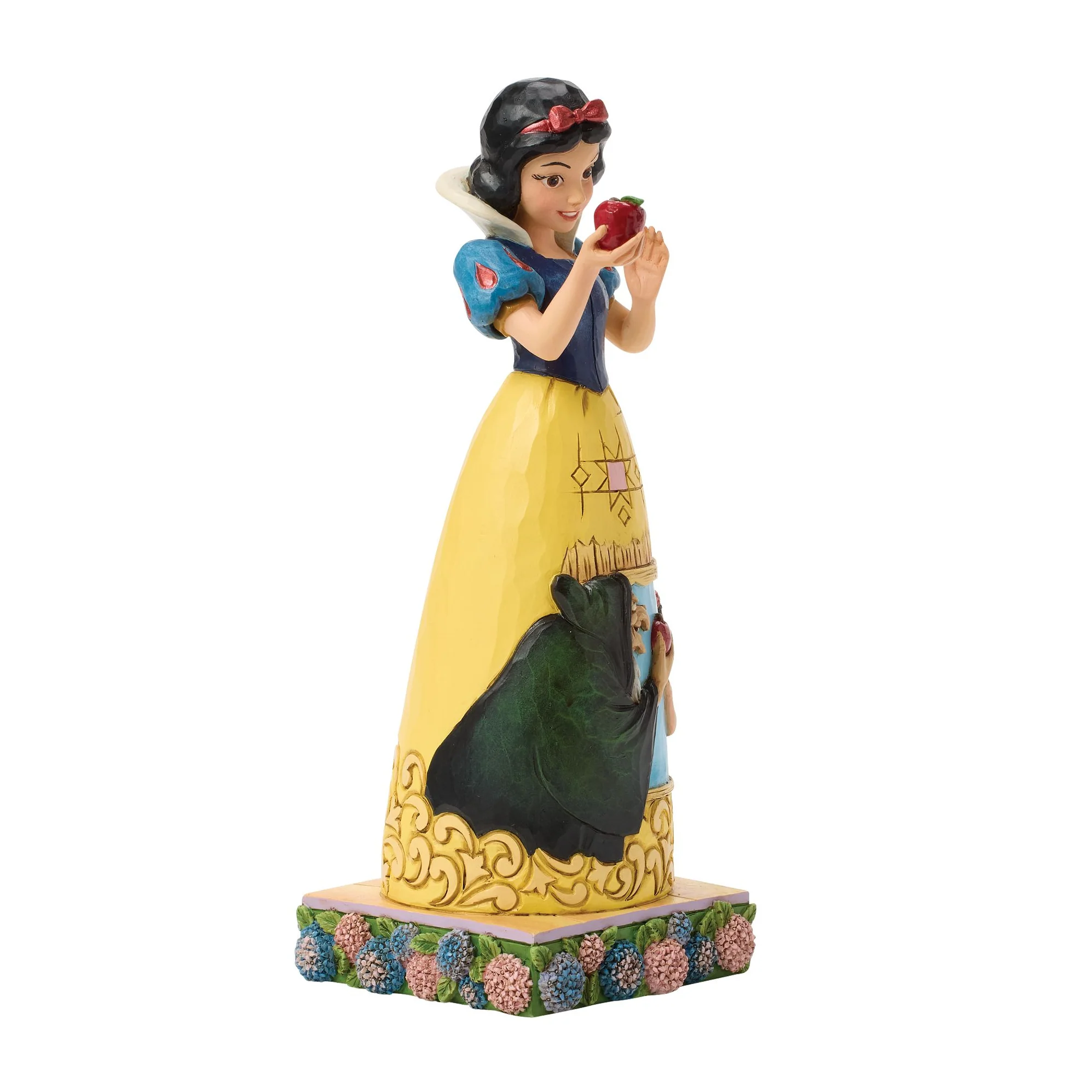 Jim Shore Disney Traditions 6018726 - Biancaneve "A Poisoned Promise" Apple Dress Scene Figurine 19,5 cm
