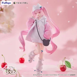 Hatsune Miku Tenitol PVC Statue Sakura Miku Cool Style [Petit] 19 cm (FuRyu)