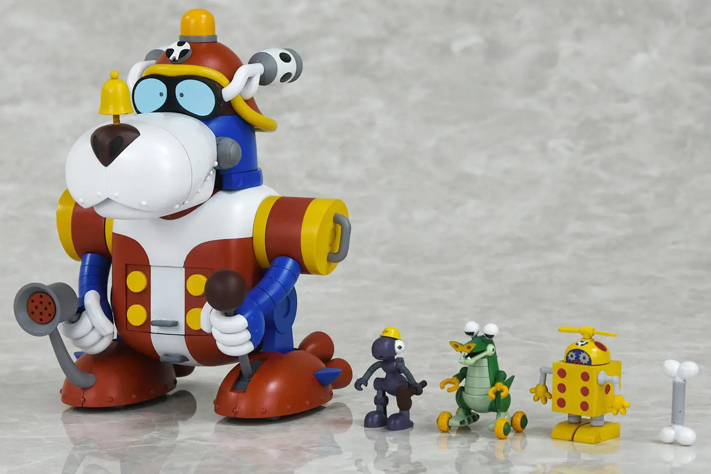 Yatterwan Model Kit - Time Bokan Yatterman Plastic Kit 12 cm (BellFine) - immagine 3