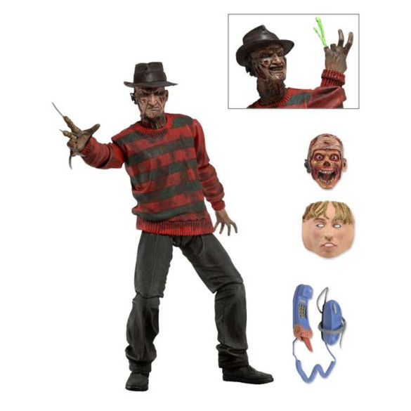 NECA Ultimate Freddy Krueger 30° Anniversario - Nightmare on Elm Street Action Figure 18 cm