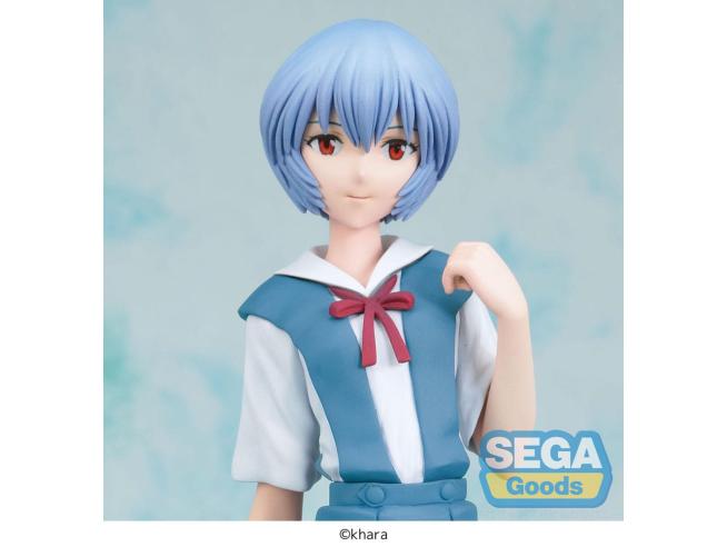 Evangelion: New Theatrical Edition High Premium PVC Statue Rei Ayanami (Uniform Ver.) 20 cm (SEGA) - immagine 2
